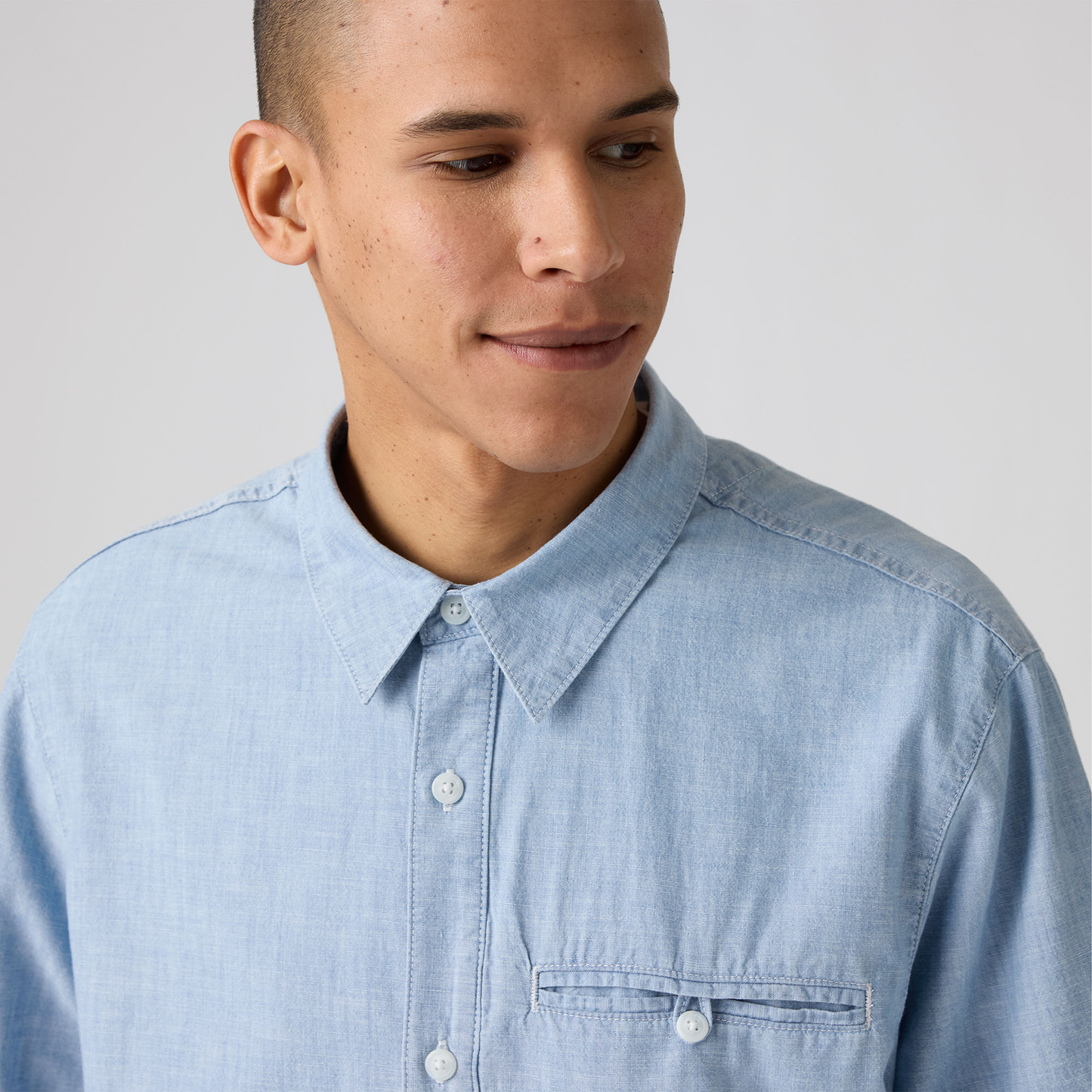 Levi's® Men's Short-Sleeve Zandt Cropped Shirt