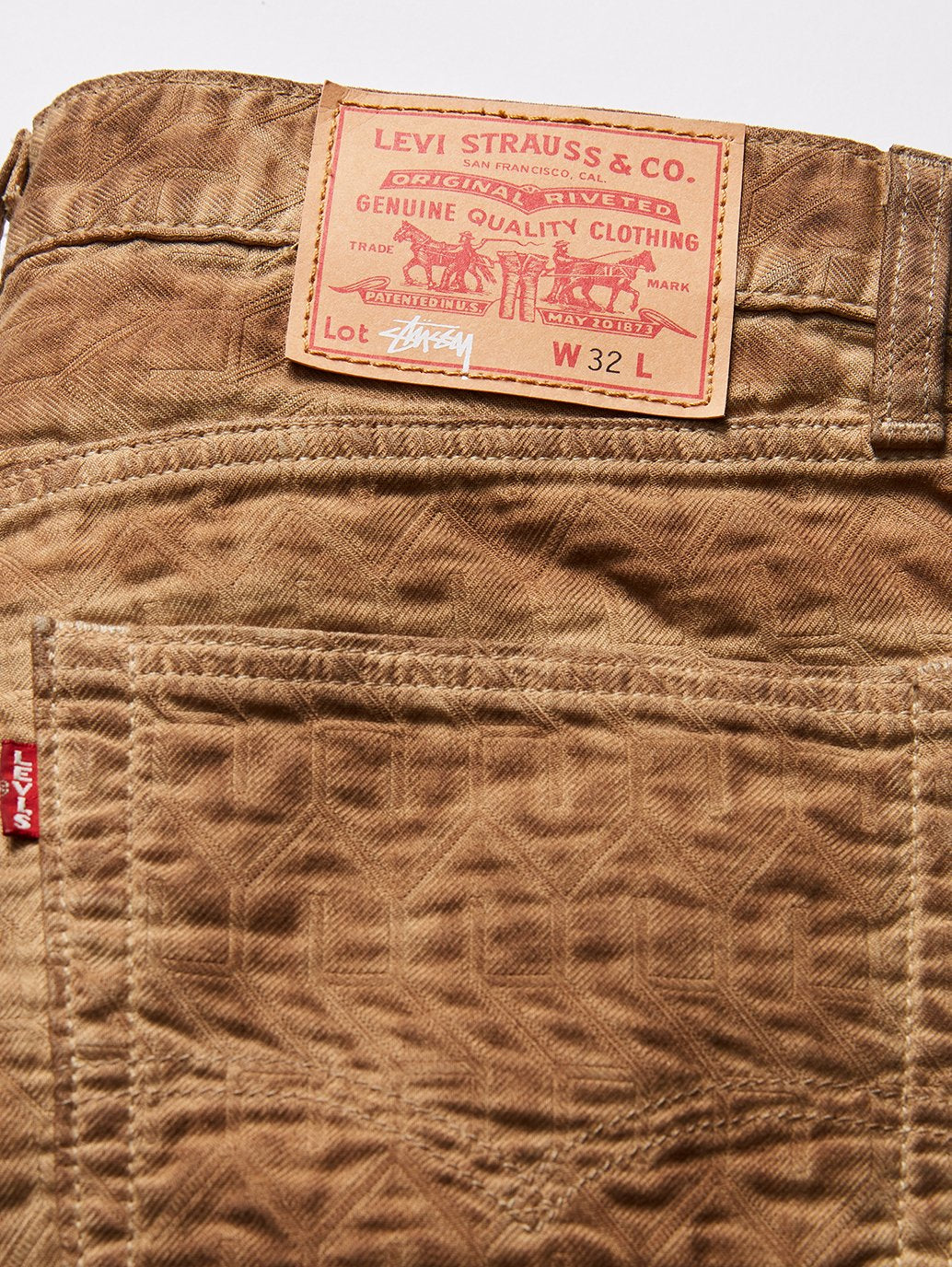 Stussy & Levi's® Men's 501® Original Jacquard Jeans