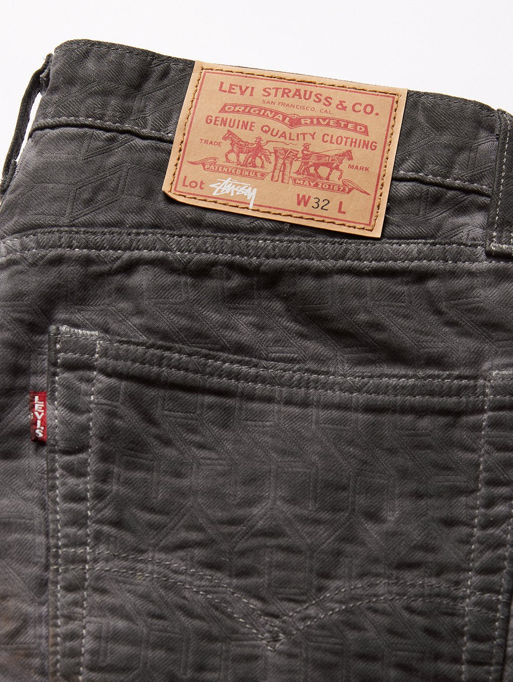 Stussy & Levi's® Men's 501® Original Jacquard Jeans