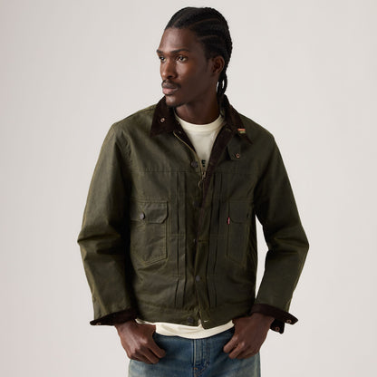 Levi's® x Barbour Type II Waxed Trucker Jacket