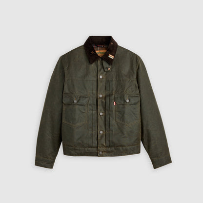 Levi's® x Barbour Type II Waxed Trucker Jacket