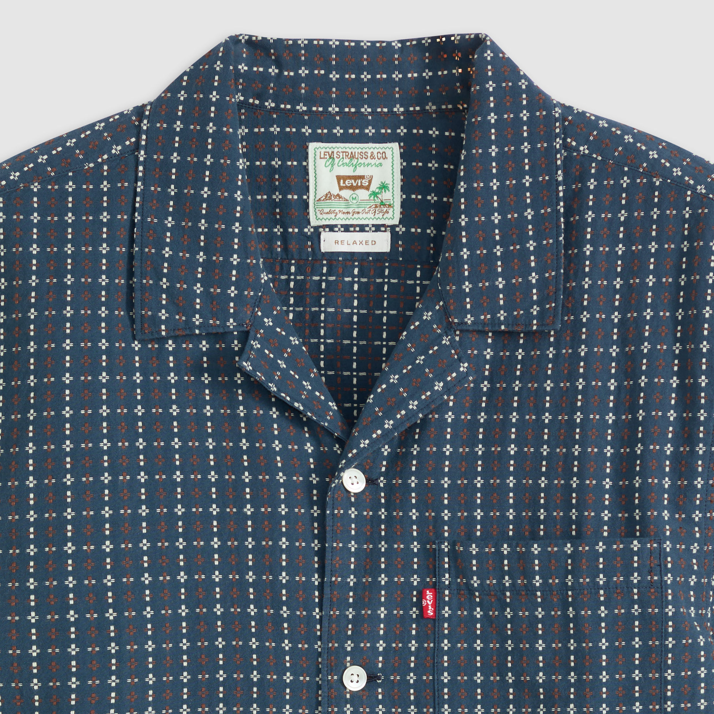 Levi's® Men's Short-Sleeve Sunset Standard Camp Shirt