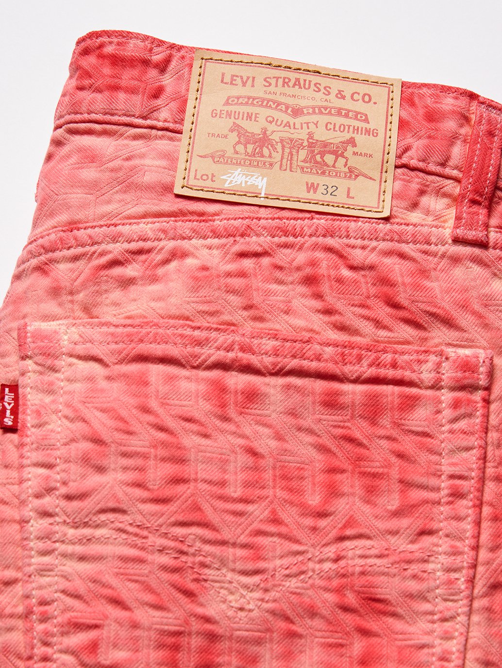 Stussy & Levi's® Men's 501® Original Jacquard Jeans