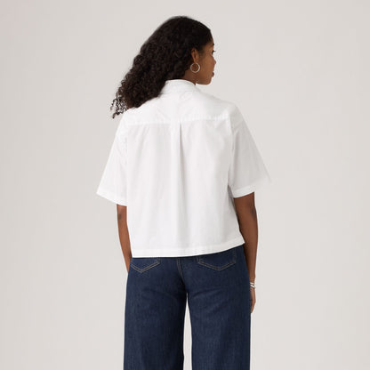 Levi's® Women's Harlie Short-Sleeve Cropped Shirt
