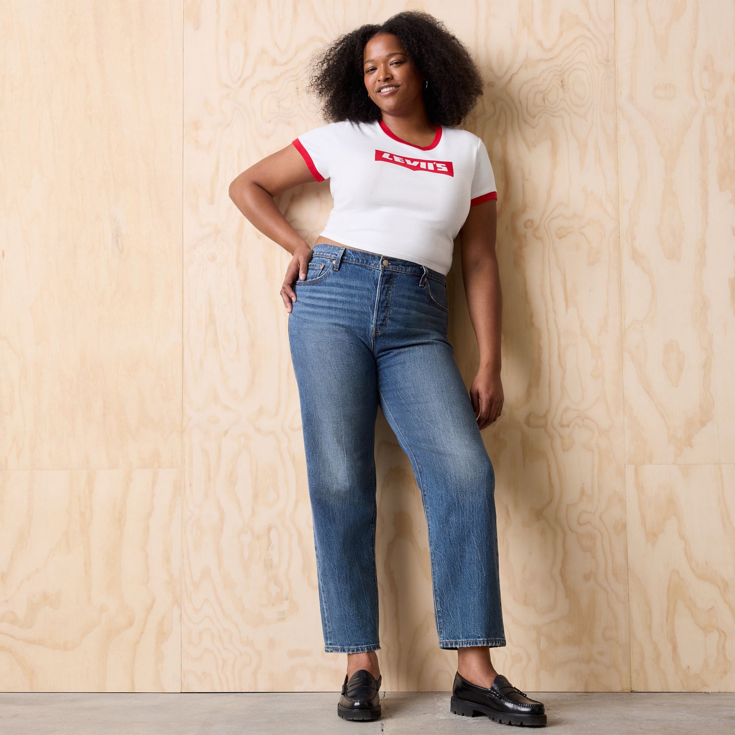 BEYONCÉ X LEVI’S® Graphic Essential Sporty Ringer Tee