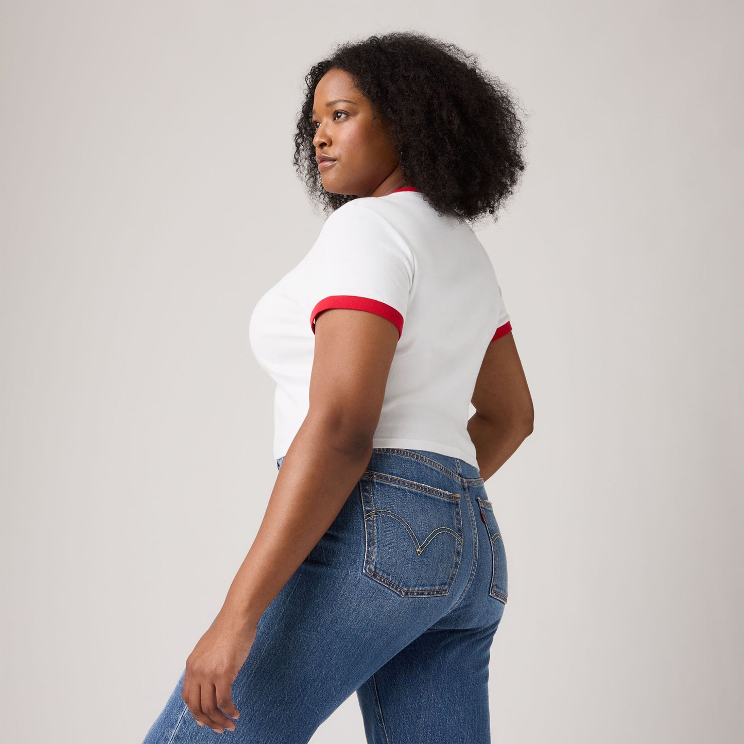 BEYONCÉ X LEVI’S® Graphic Essential Sporty Ringer Tee