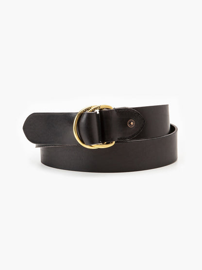 Levi's® Men's Washed Leather Ring Belt