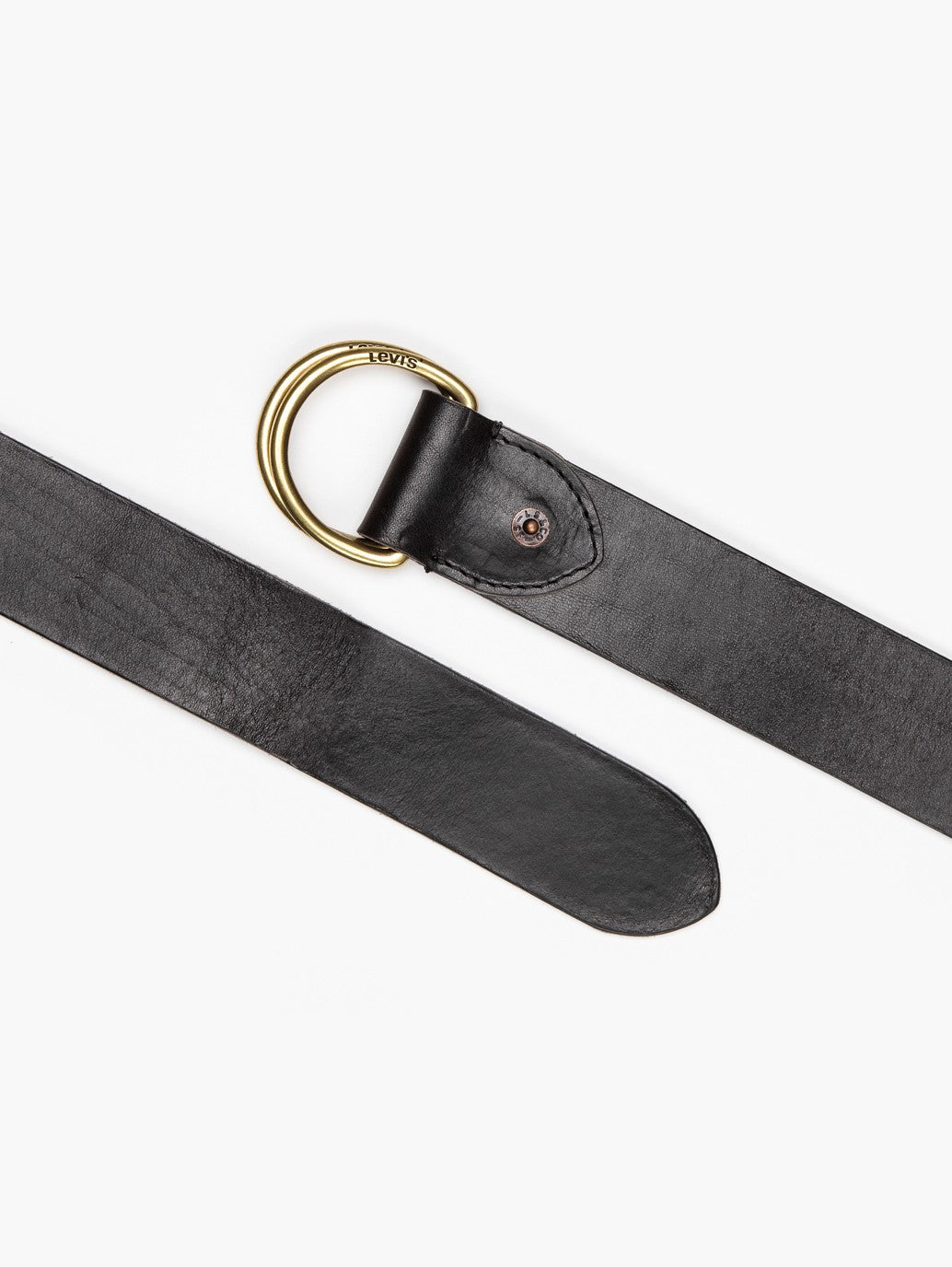 Levi's® Men's Washed Leather Ring Belt