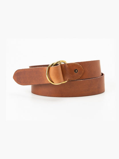 Levi's® Men's Washed Leather Ring Belt