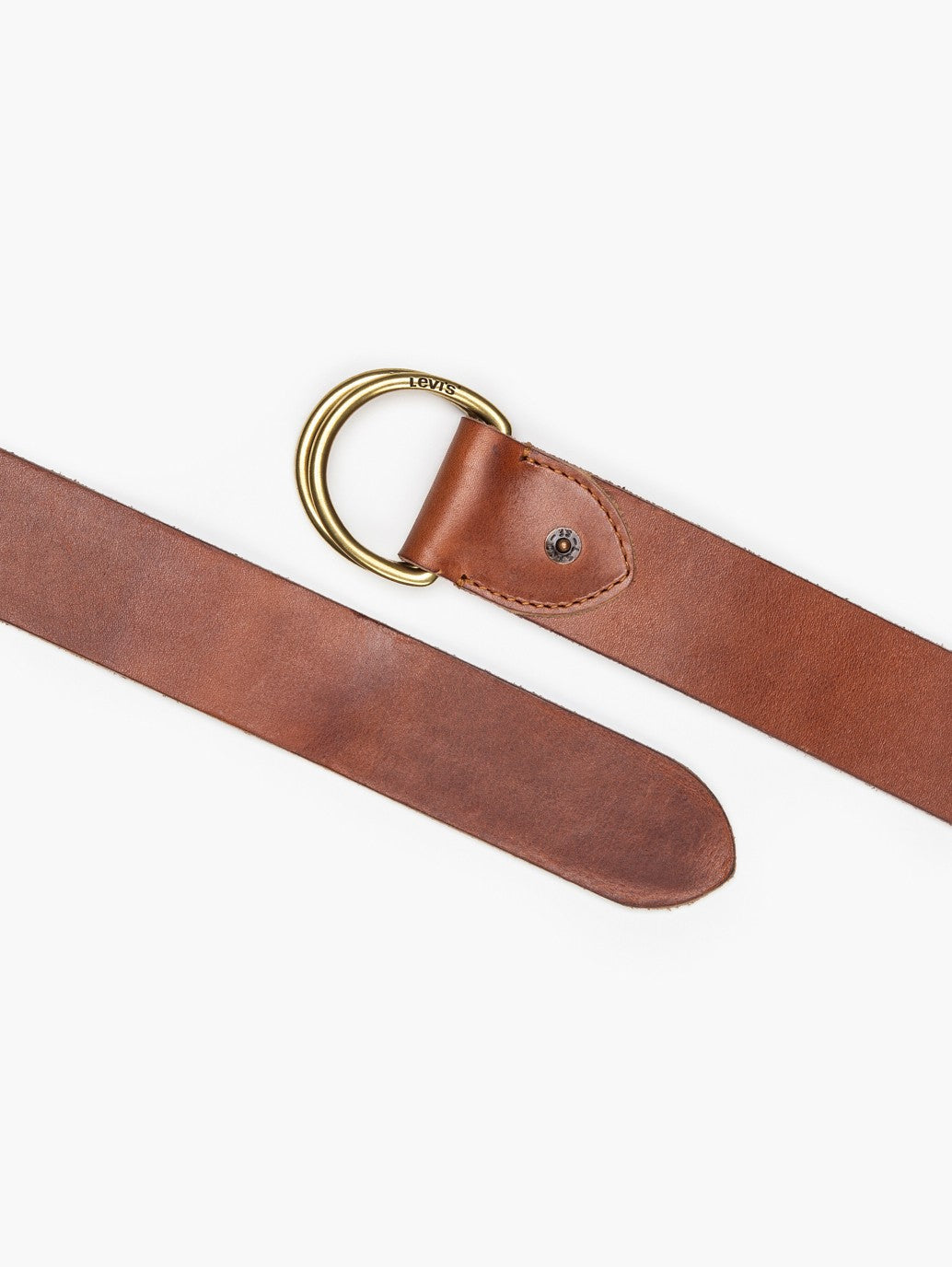 Levi's® Men's Washed Leather Ring Belt