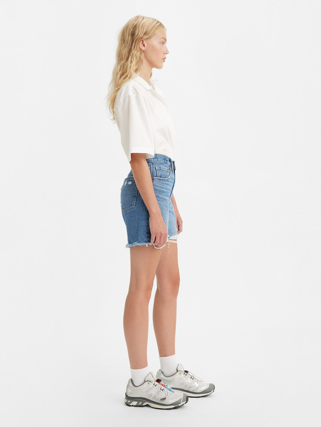 Levi's® Women's 501® Original High-Rise Mid-Thigh Jean Shorts