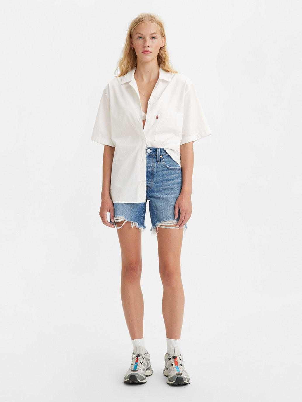 Levi's® Women's 501® Original High-Rise Mid-Thigh Jean Shorts
