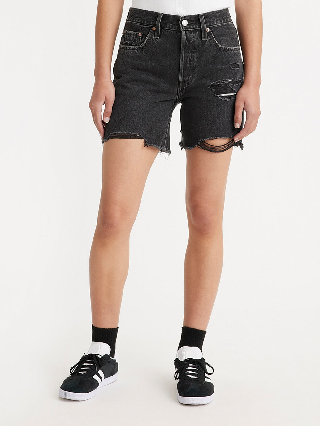 Levi's® Women's 501® Original High-Rise Mid-Thigh Jean Shorts