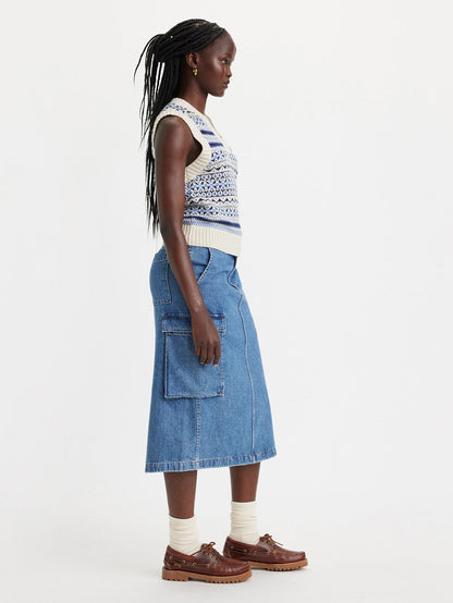 Levi's® Women's Cargo Midi Skirt