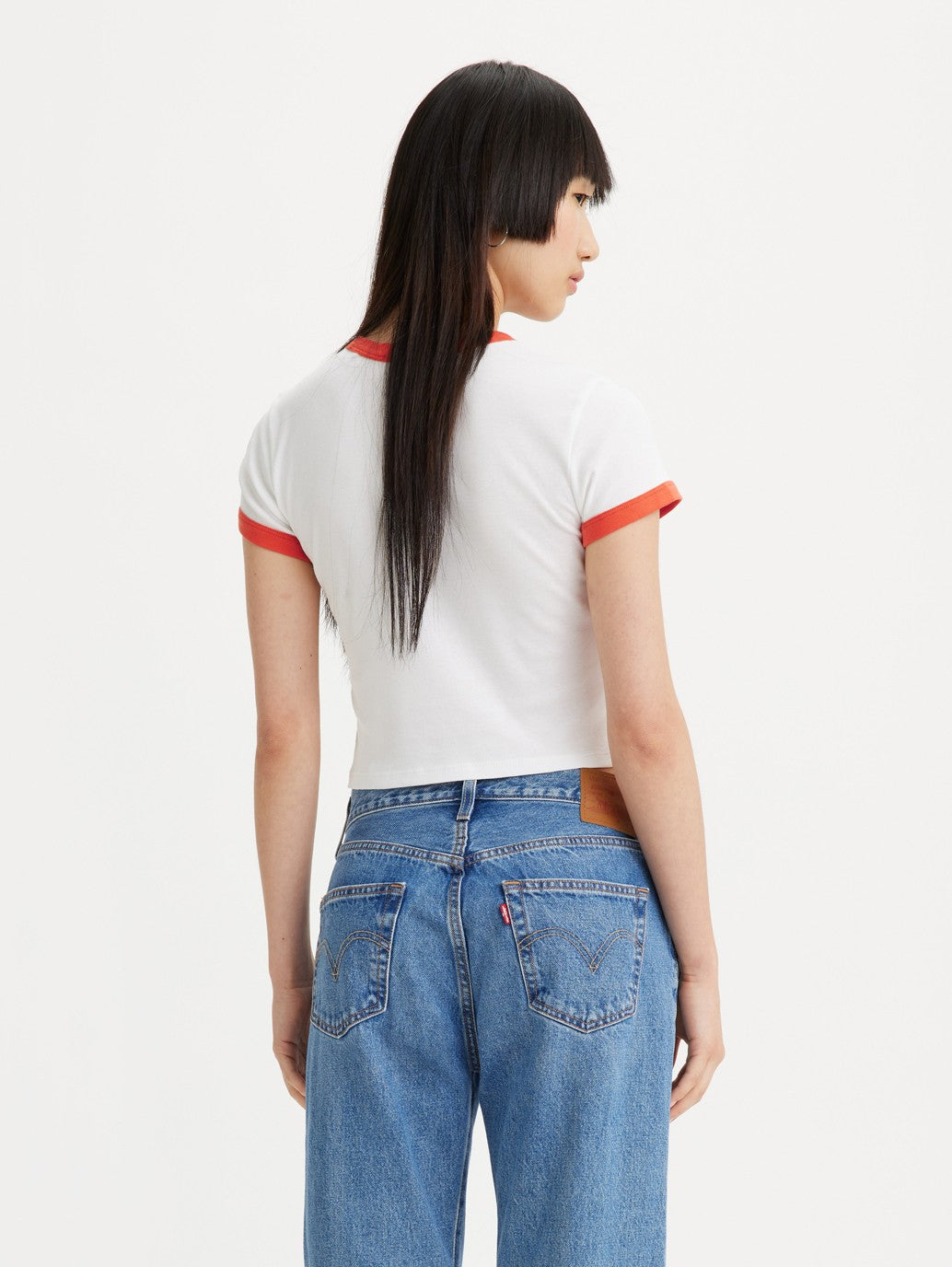 Levi's® Women's Graphic Ringer Mini T-Shirt