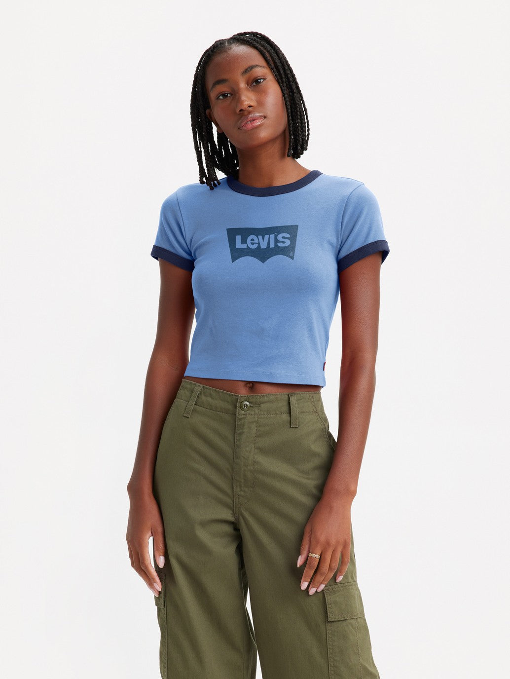 Levi's® Women's Graphic Ringer Mini T-Shirt