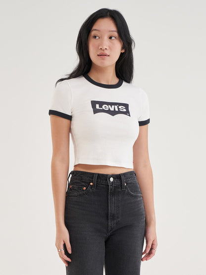 Levi's® Women's Graphic Ringer Mini T-Shirt