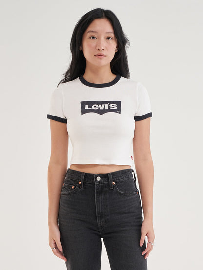 Levi's® Women's Graphic Ringer Mini T-Shirt