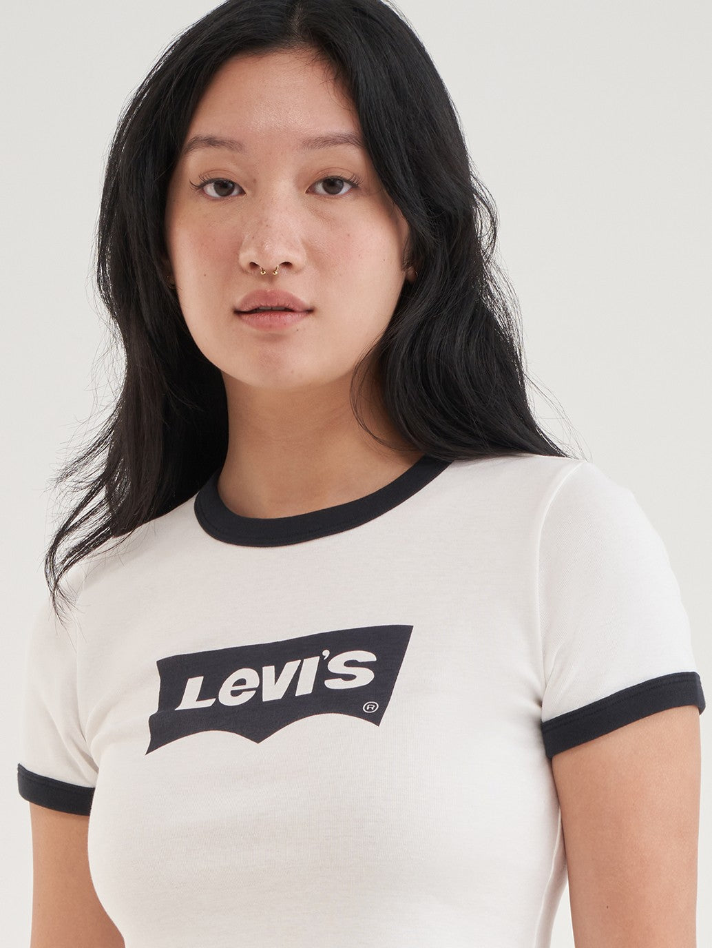 Levi's® Women's Graphic Ringer Mini T-Shirt