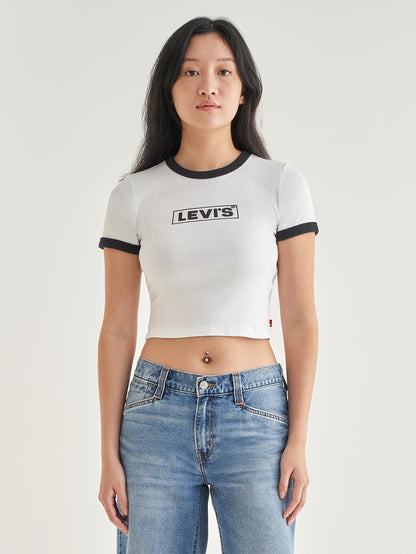 Levi's® Women's Graphic Ringer Mini T-Shirt