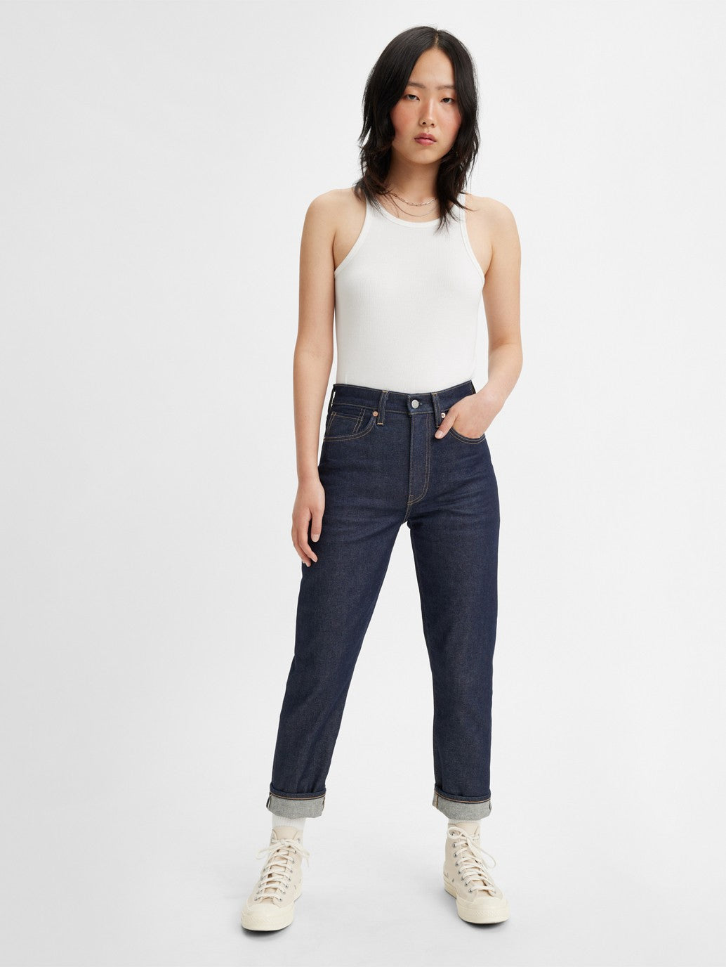 Levi'sÃ‚Â® Women's Japanese Selvedge High-Rise Boyfriend Jeans