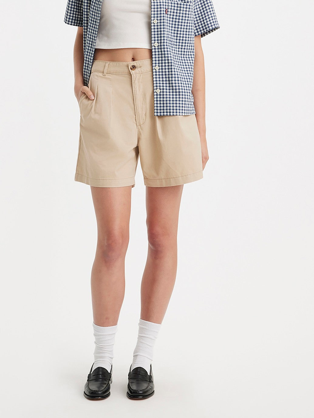 Levi's® Women's Pleated Trouser Shorts