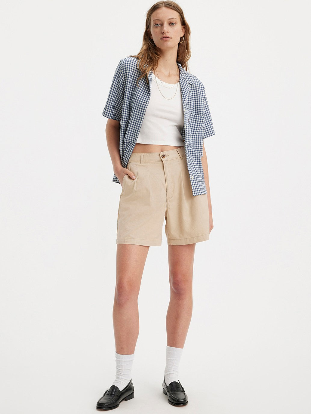 Levi's® Women's Pleated Trouser Shorts