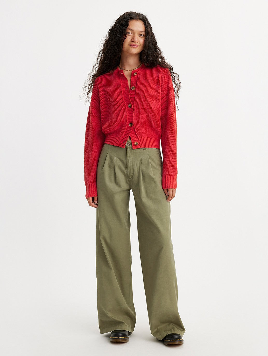 Levi's® Women's Pleated Wide-Leg Trousers