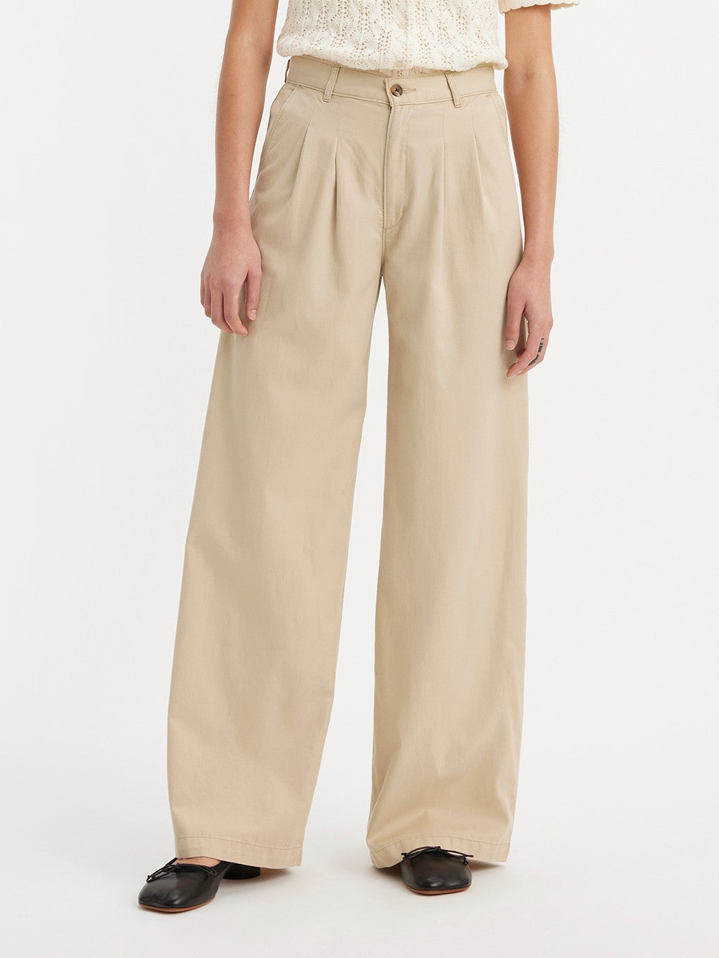 Levi's® Women's Pleated Wide-Leg Trousers