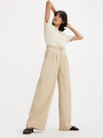 Levi's® Women's Pleated Wide-Leg Trousers