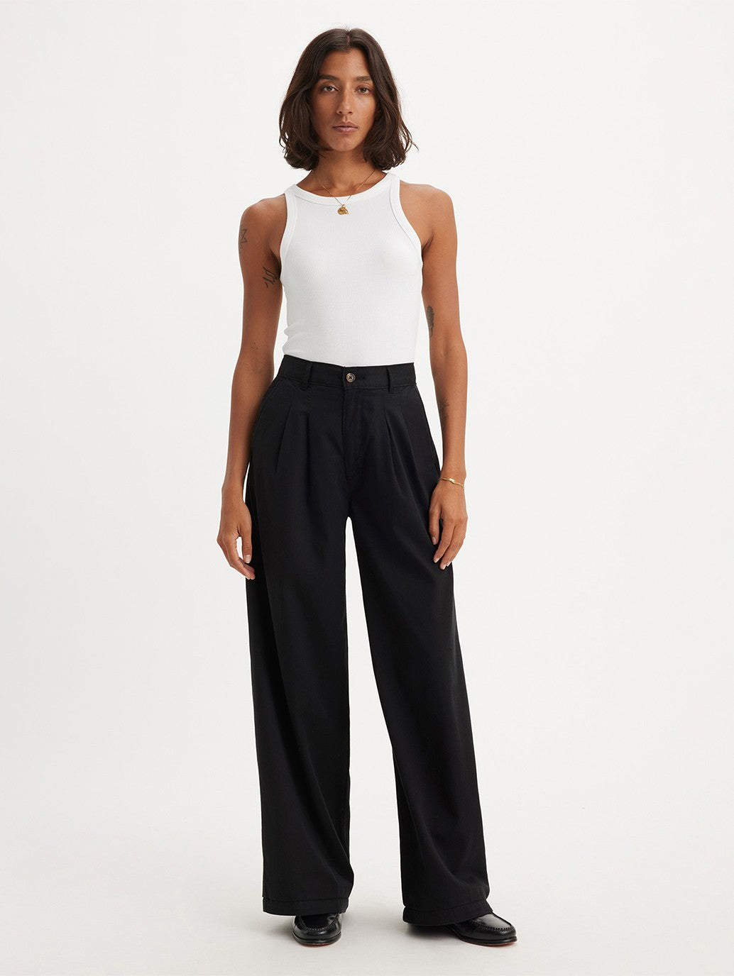 Levi's® Women's Pleated Wide-Leg Trousers