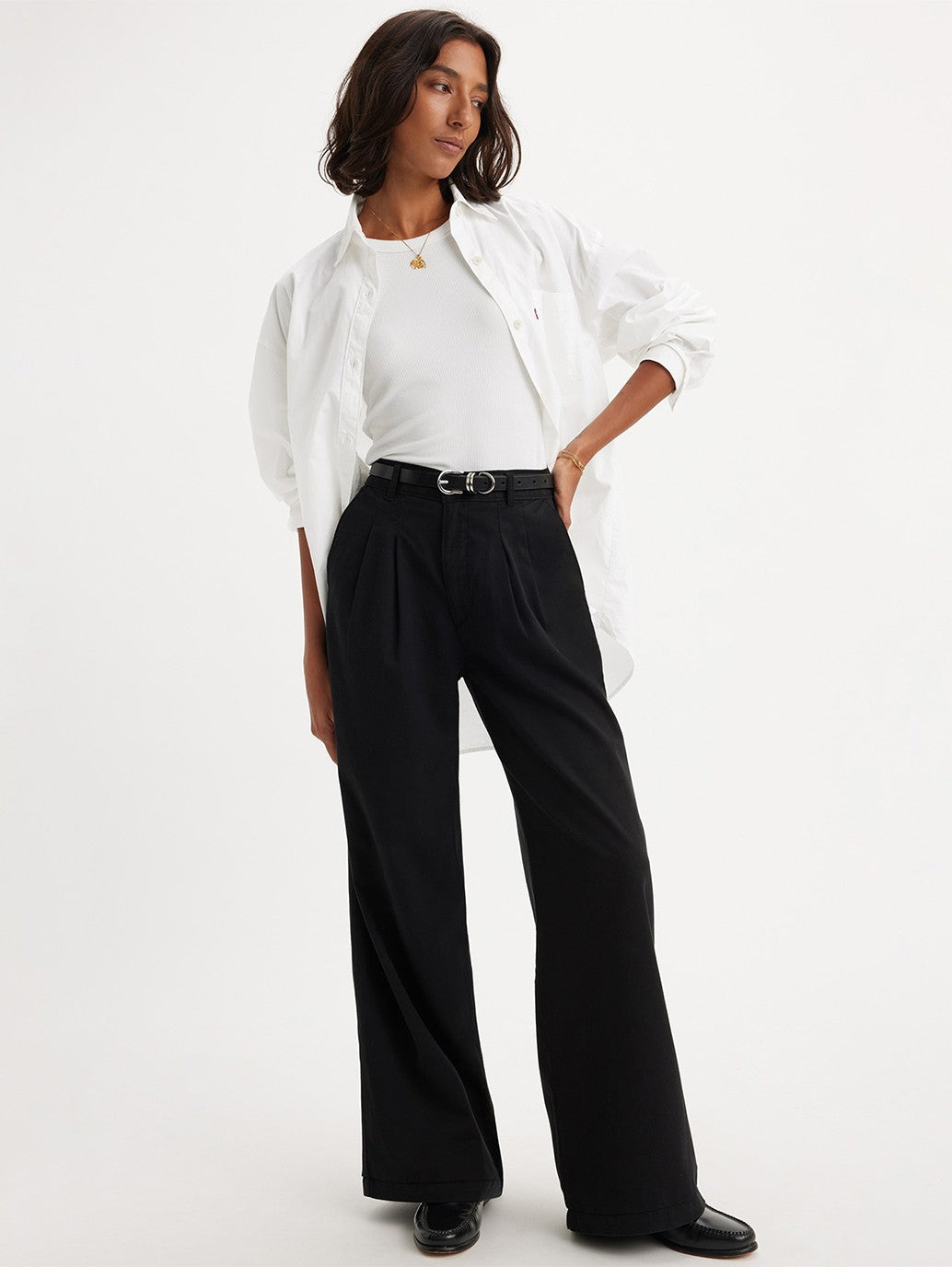 Levi's® Women's Pleated Wide-Leg Trousers